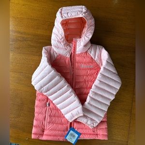 NWT Girls Columbia Omni Heat White Out Jacket